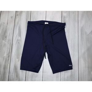 TYR Performance Triathlon Swimwear Compression Shorts - Men's size 36 Navy
